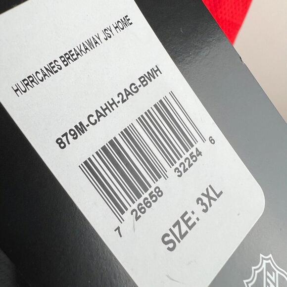 Carolina Hurricanes Seth Jarvis #24 Fanatics Breakaway Home Jersey 3XL Red NHL - Picture 6 of 9